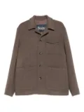 Herno button-fastening patch-pocket jacket - Brown