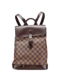 Louis Vuitton Pre-Owned 2004 Damier Ebene Soho backpack - Brown