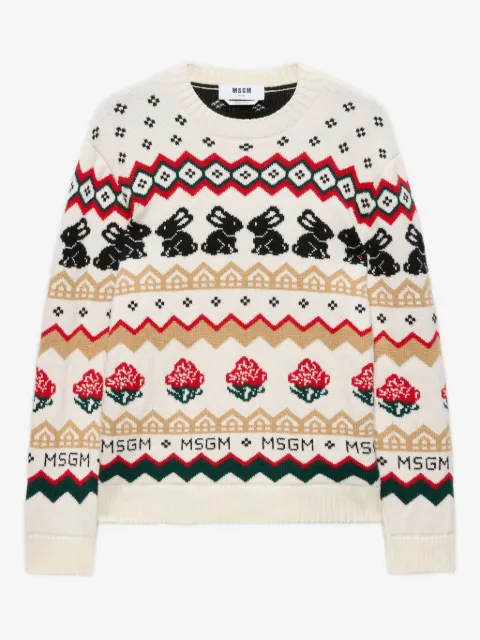 MSGM wool blend sweatshirt