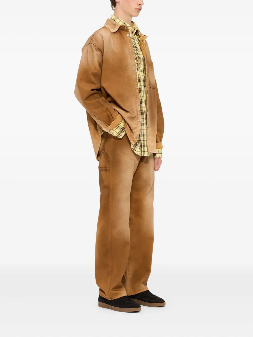 MSGM checked-pattern long-sleeve shirt | Image 2