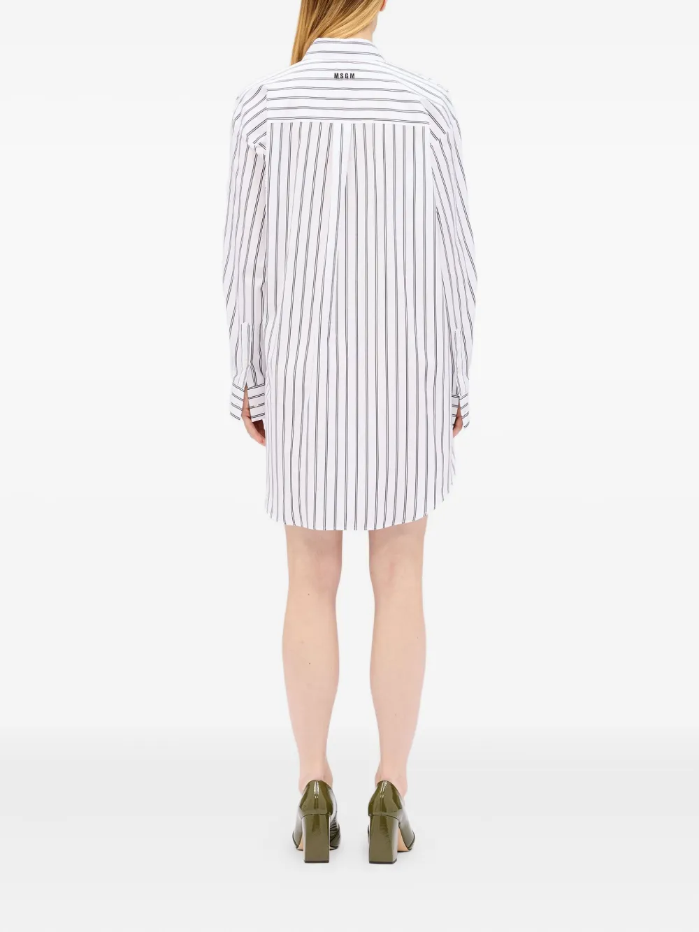 MSGM Blousejurk met strikdetail Wit