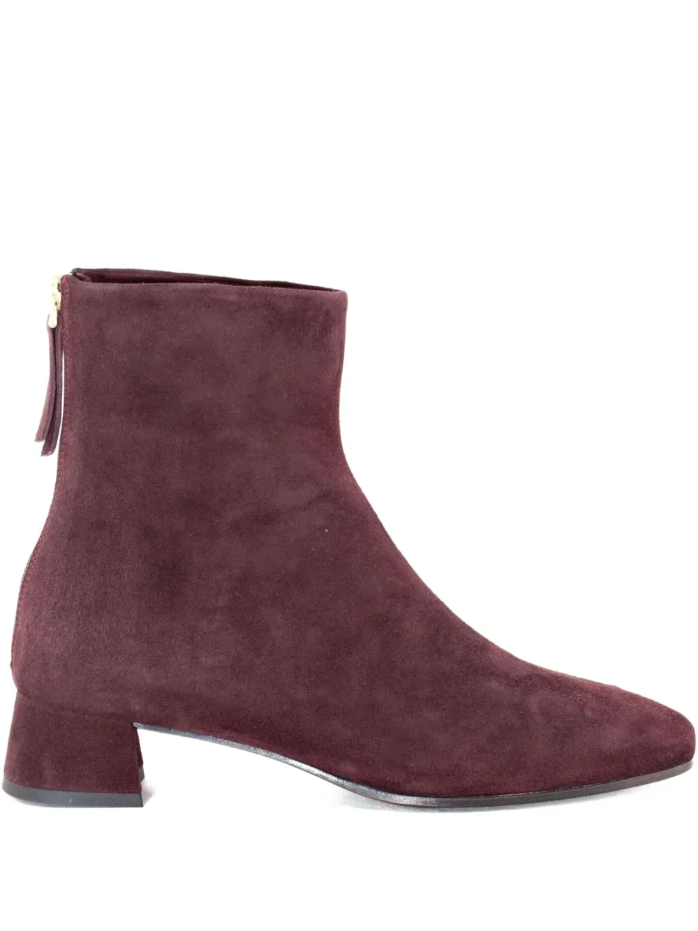 Roberto Festa 40mm zip-detail suede boots Purple