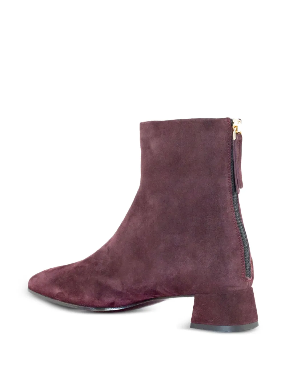 Roberto Festa 40mm zip-detail suede boots Purple