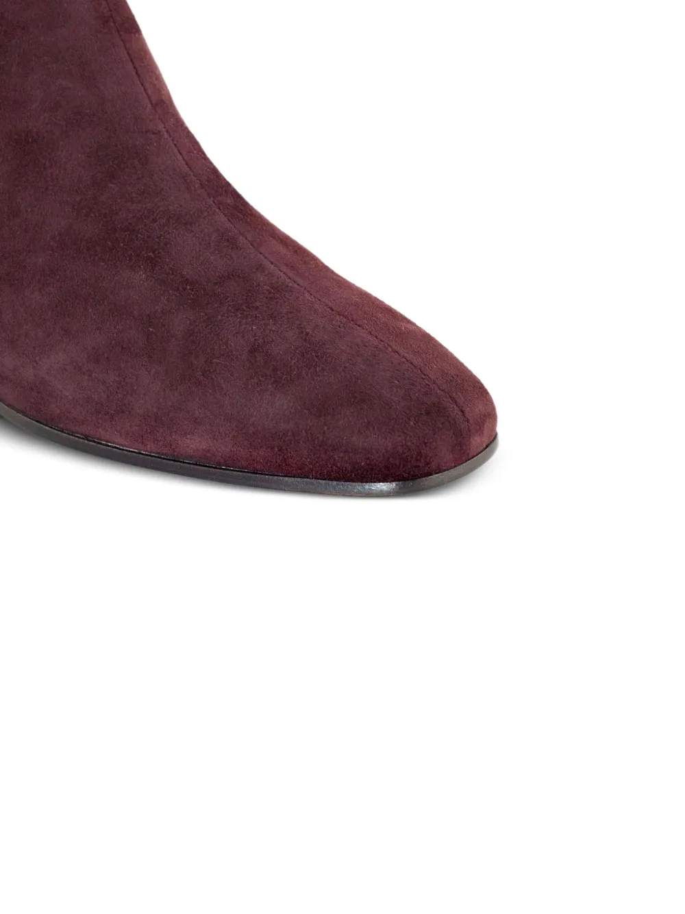 Roberto Festa 40mm zip-detail suede boots Purple
