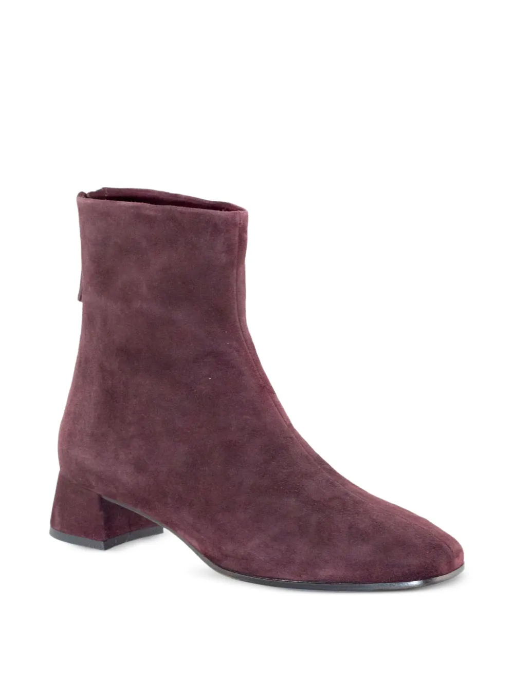 Roberto Festa 40mm zip-detail suede boots Purple