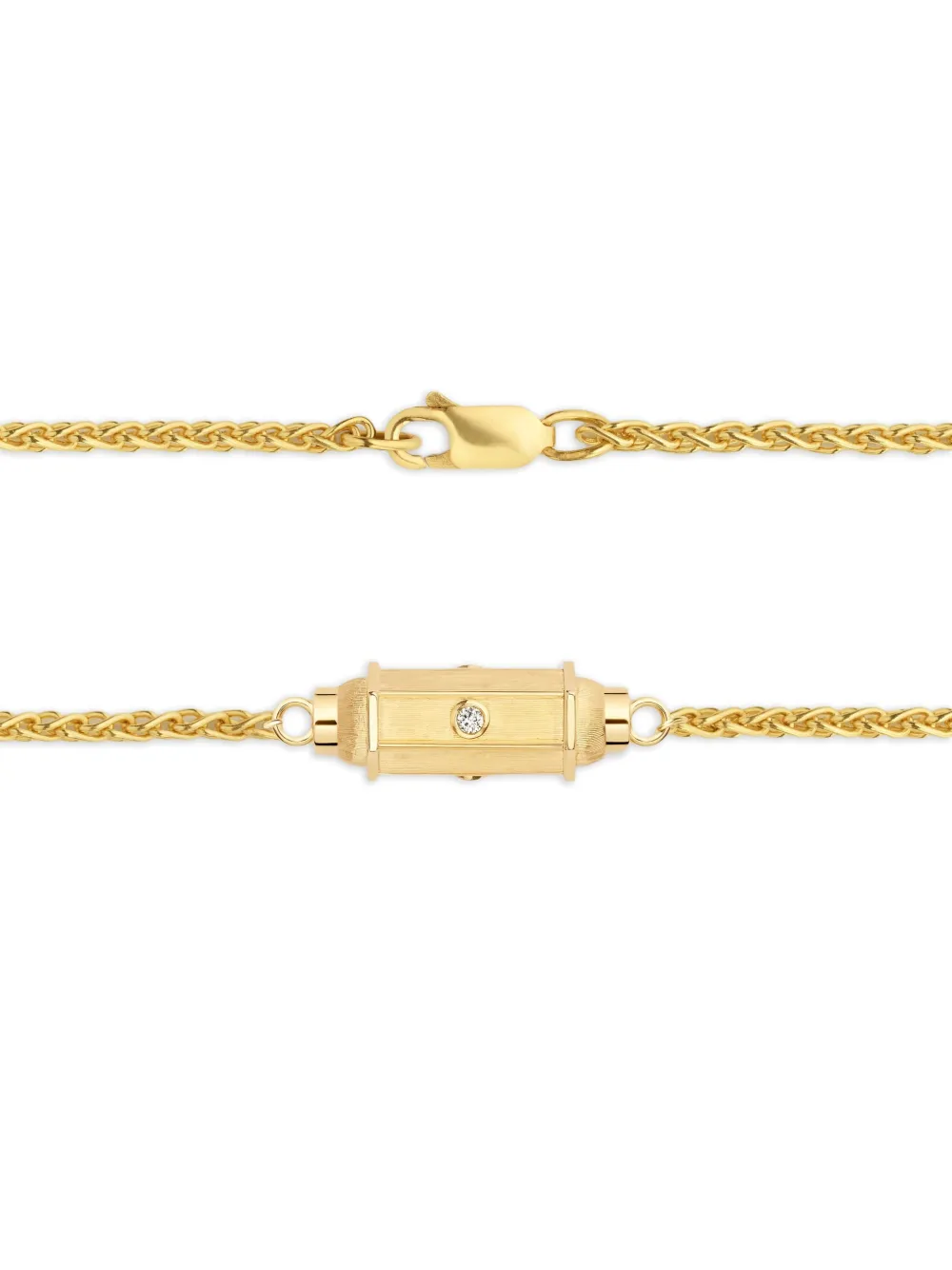 Marie Lichtenberg 18k Yellow Gold Micro Coco Diamond Bracelet In Gold