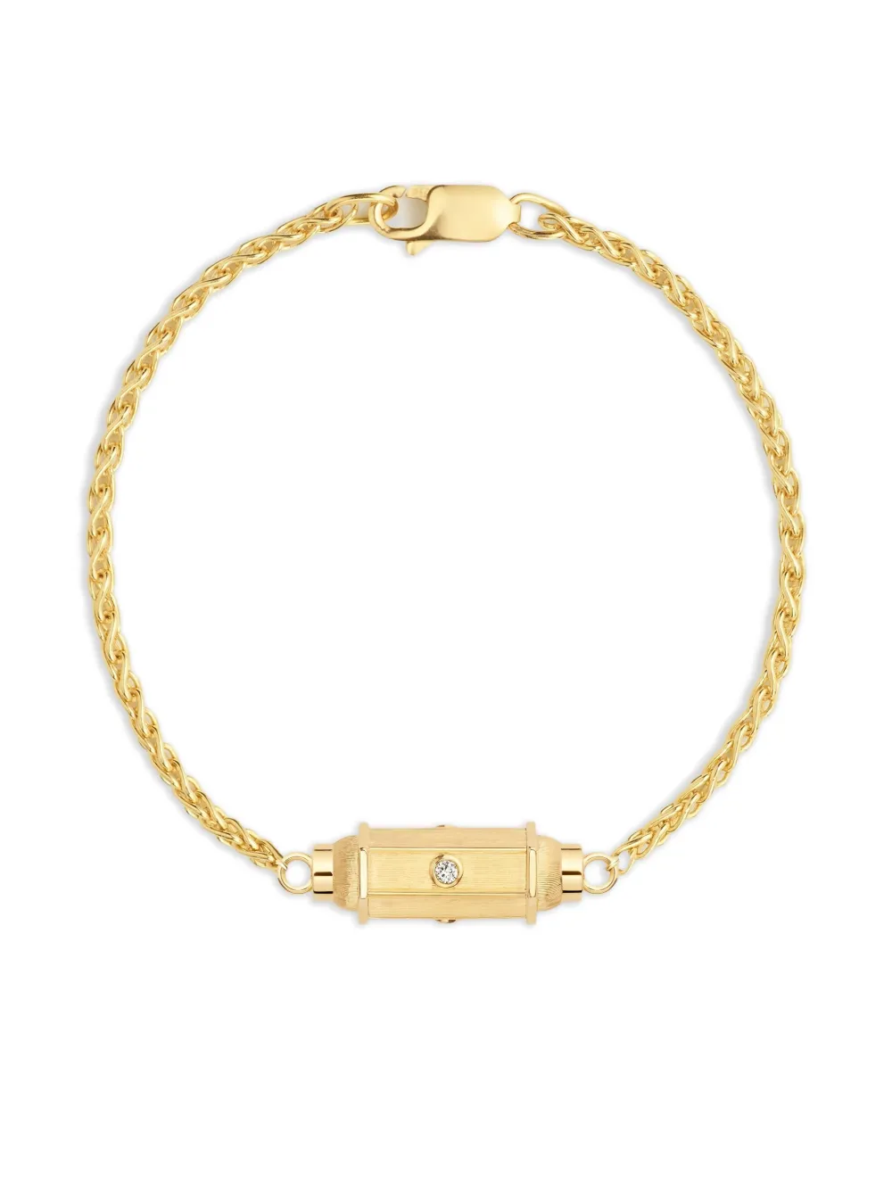 Marie Lichtenberg 18k Yellow Gold Micro Coco Diamond Bracelet In Gold