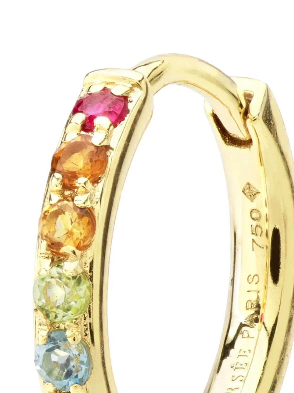  Persée 18k Yellow Gold Diamond Single Earring 