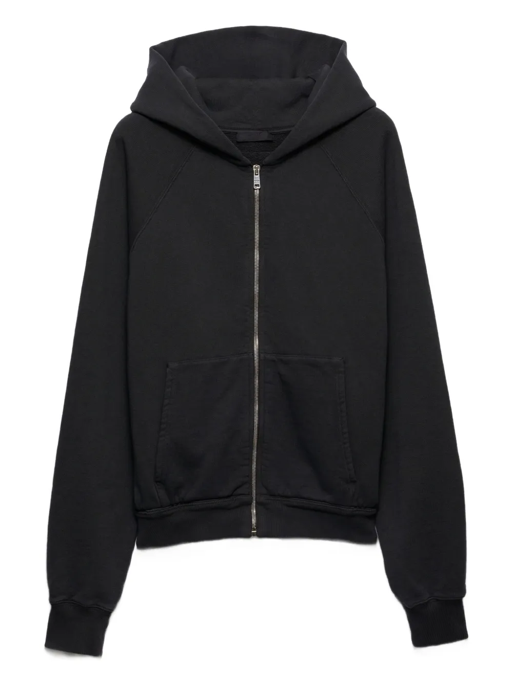 Prada zip-fastening hoodie Grijs