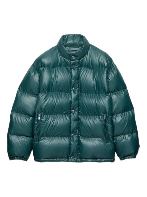 Prada triangle-logo padded jacket