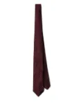 Prada dot-pattern tie - Red