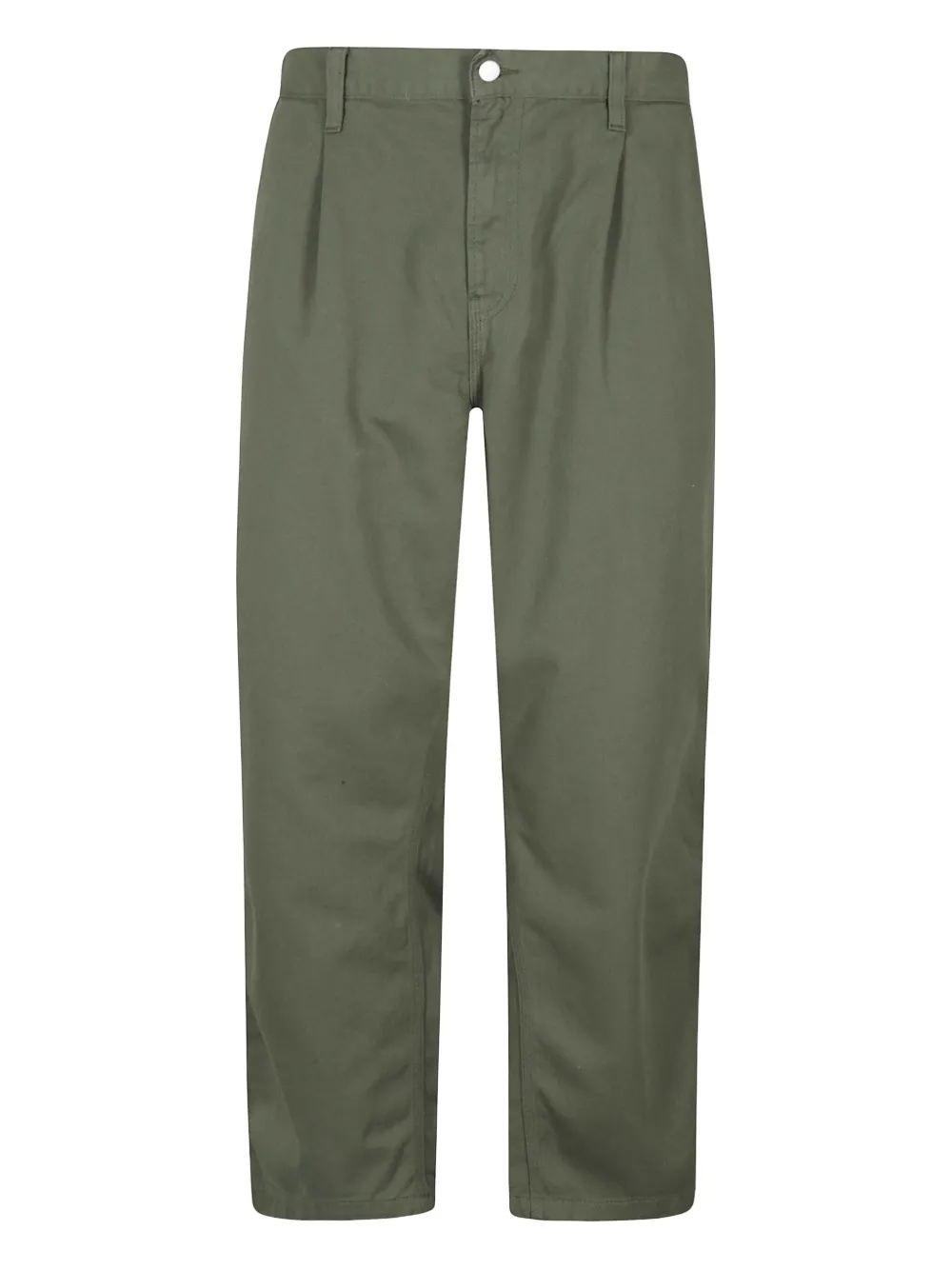 Carhartt WIP pleated straight-leg trousers Groen