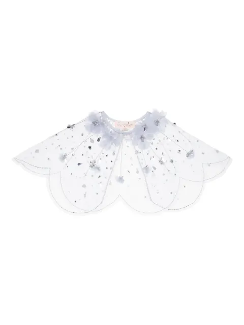 Tutu Du Monde Ramy flower-embellished scalloped cape