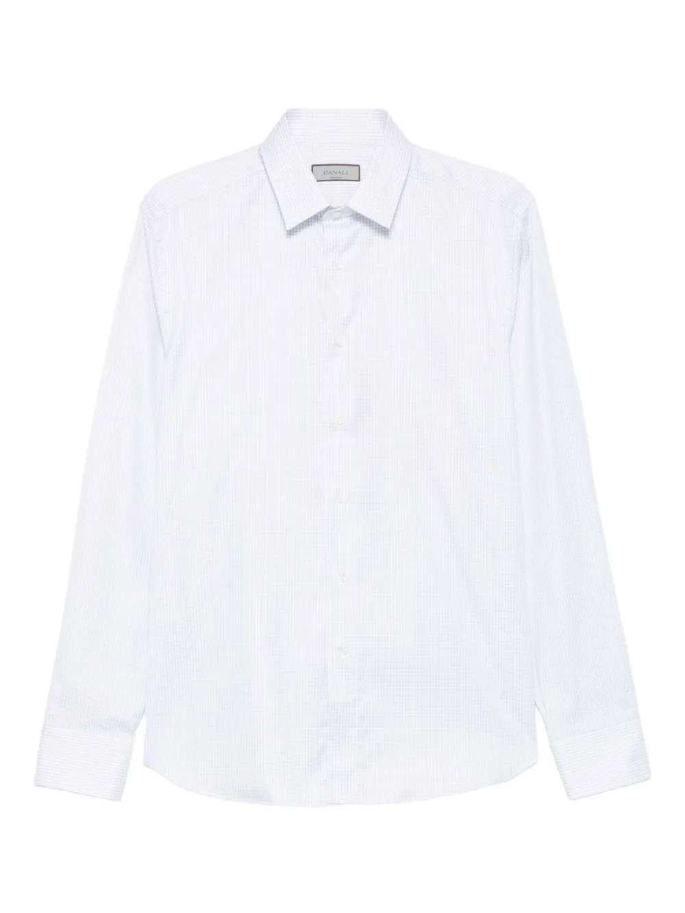 Canali Katoenen overhemd Wit