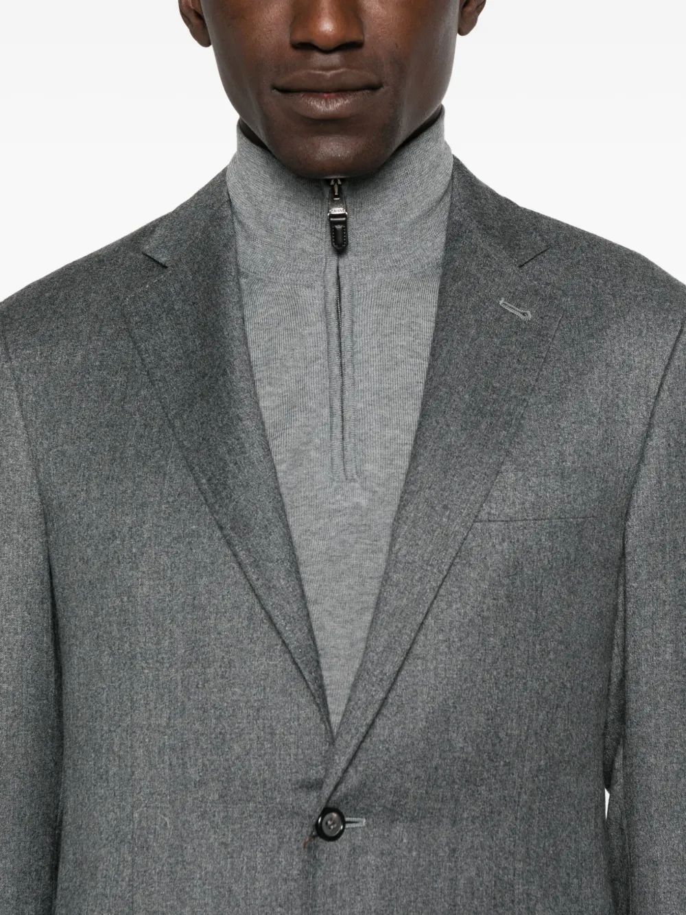 Canali Blazer met twee knopen Grijs