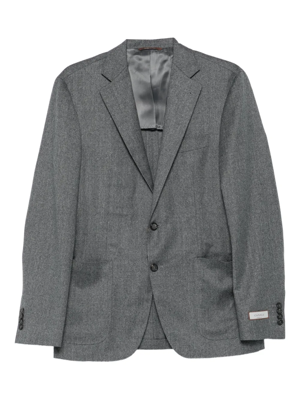 Canali Blazer met twee knopen Grijs