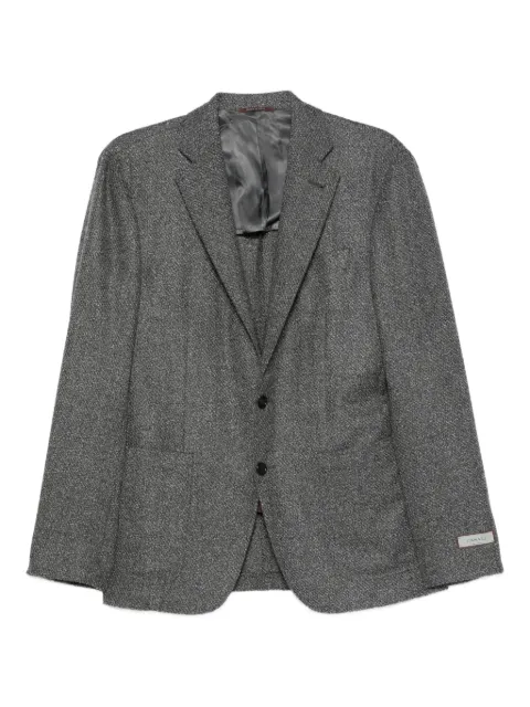 Canali textured two-button jacket