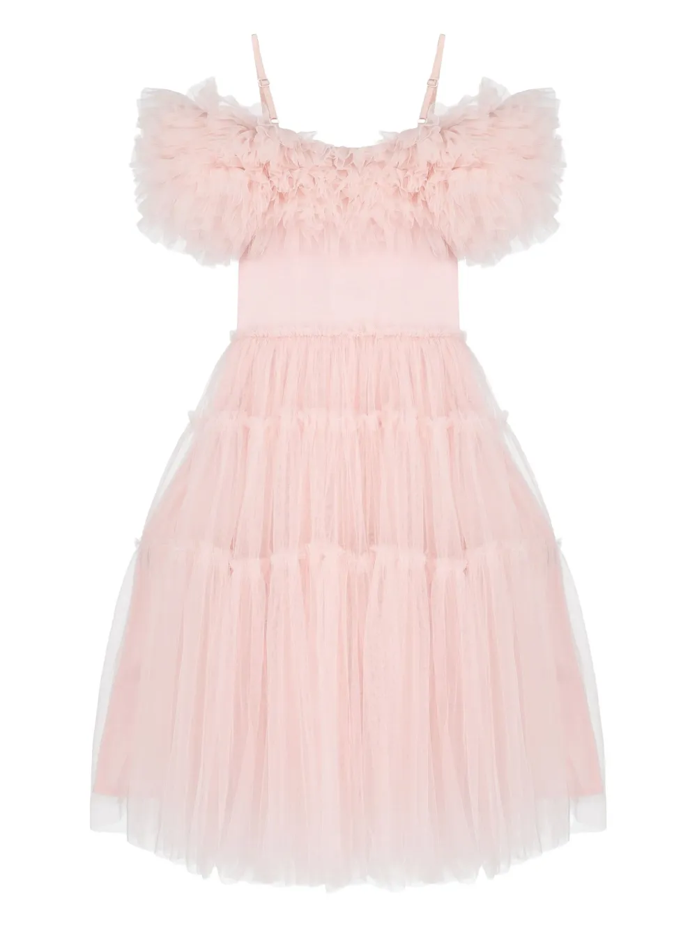 Tutu Du Monde Chateau Romance tulen jurk met ruches Roze