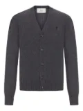 AMI Paris cashmere buttoned cardigan - Grey