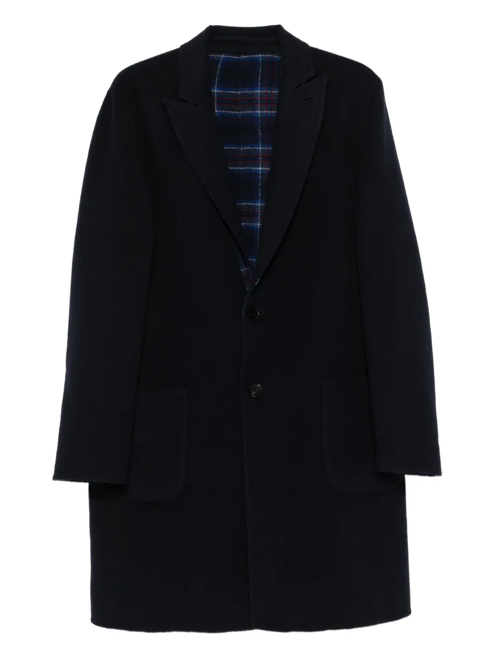 ETRO Wollen jas Blauw