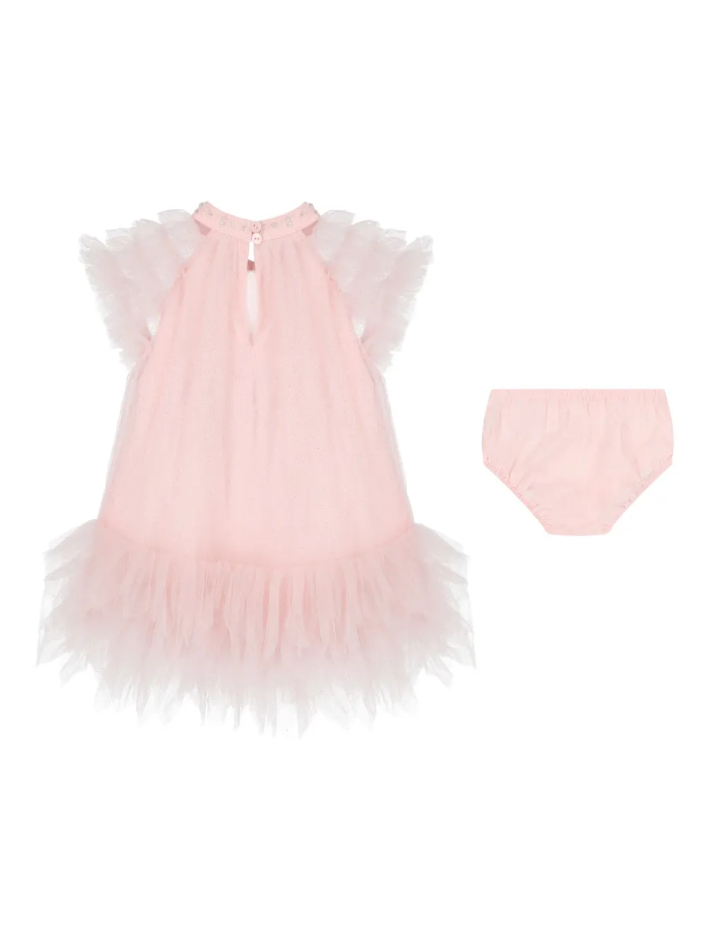 Tutu Du Monde Tulen jurkenset met franje en glitters Roze