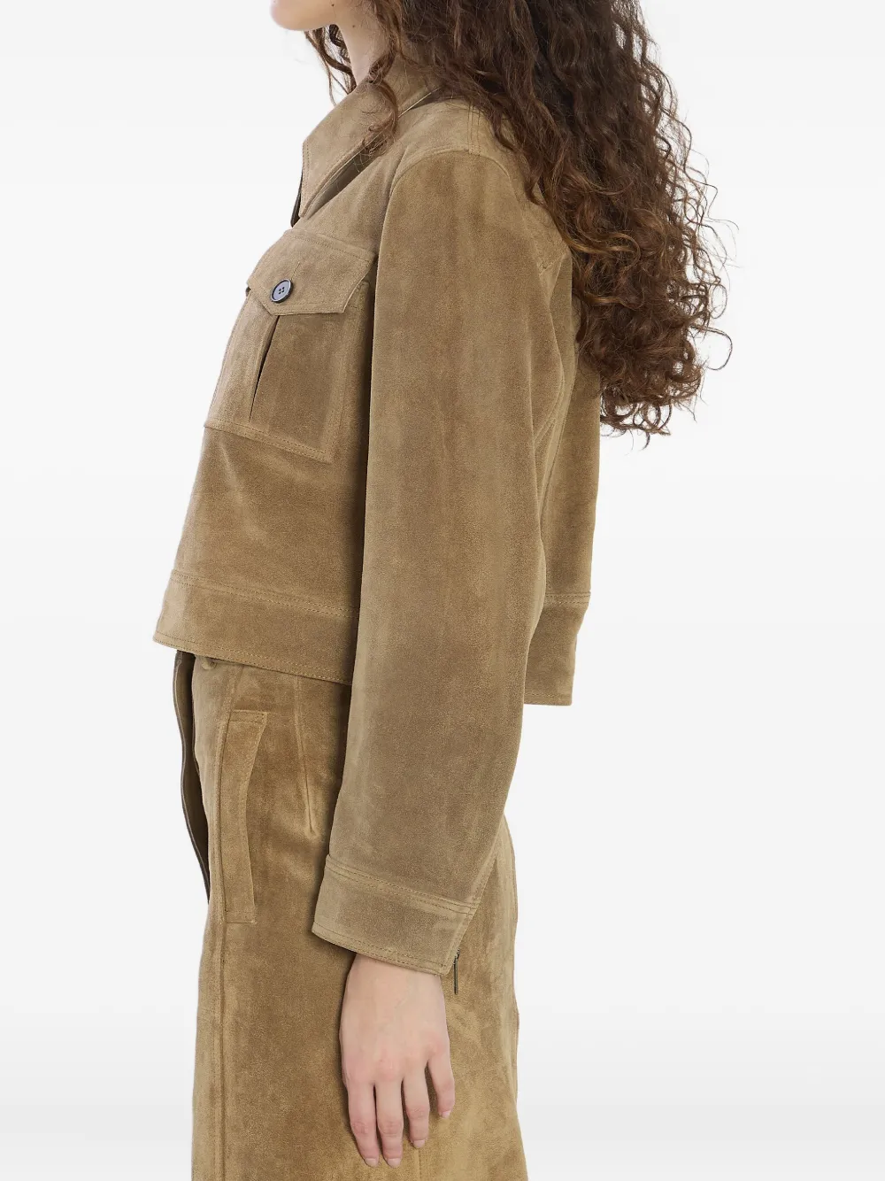 Arma Pointed-collar Zip-front Jacket