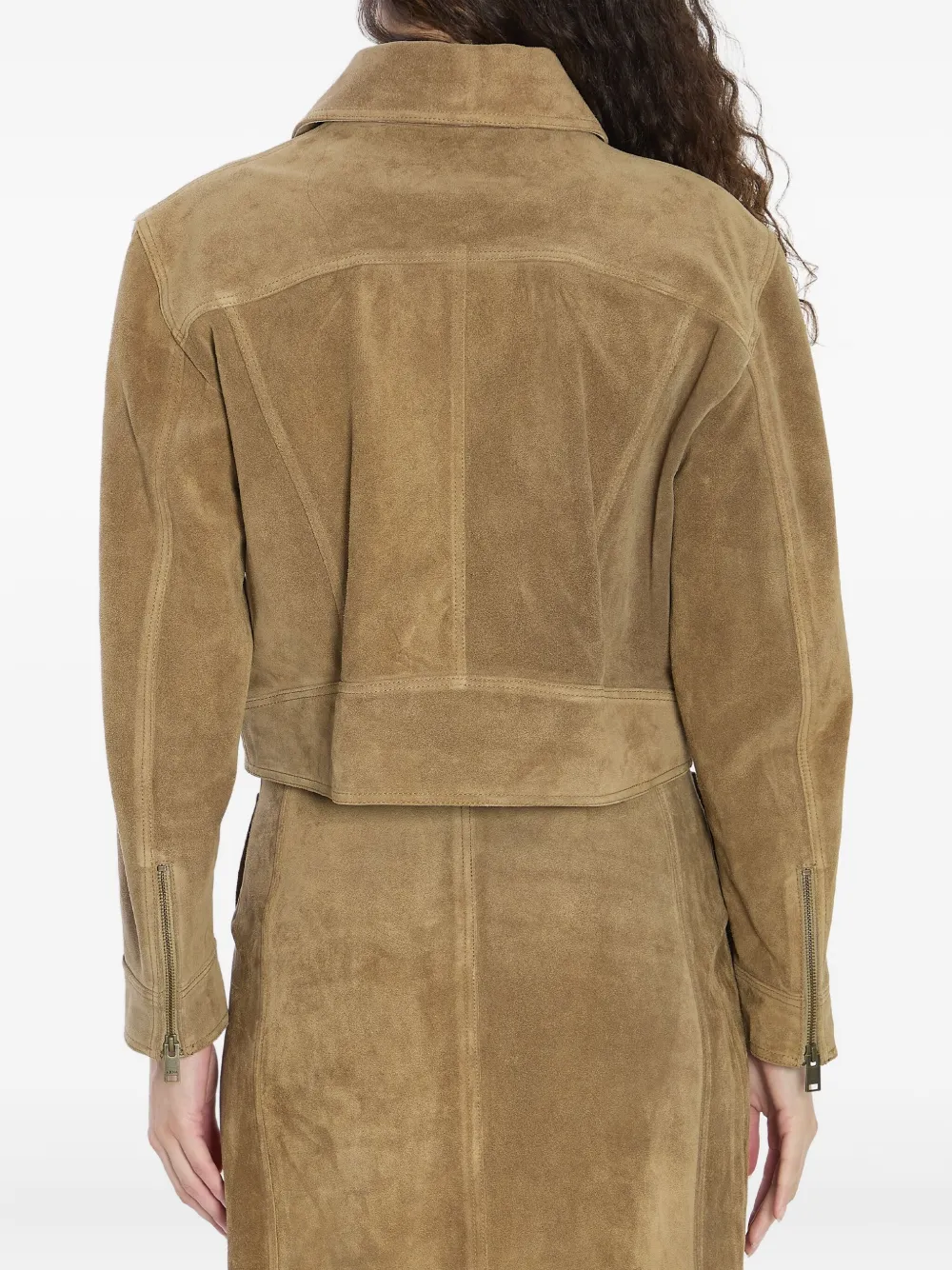 Arma Pointed-collar Zip-front Jacket