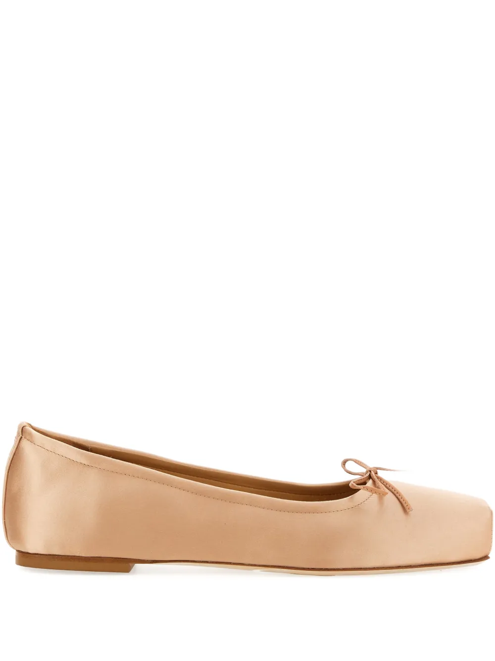 Aeyde Gabriella square-toe ballet flats | Neutrals | Image 1