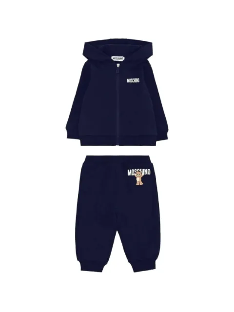 Moschino Kids Strampler mit Teddy
