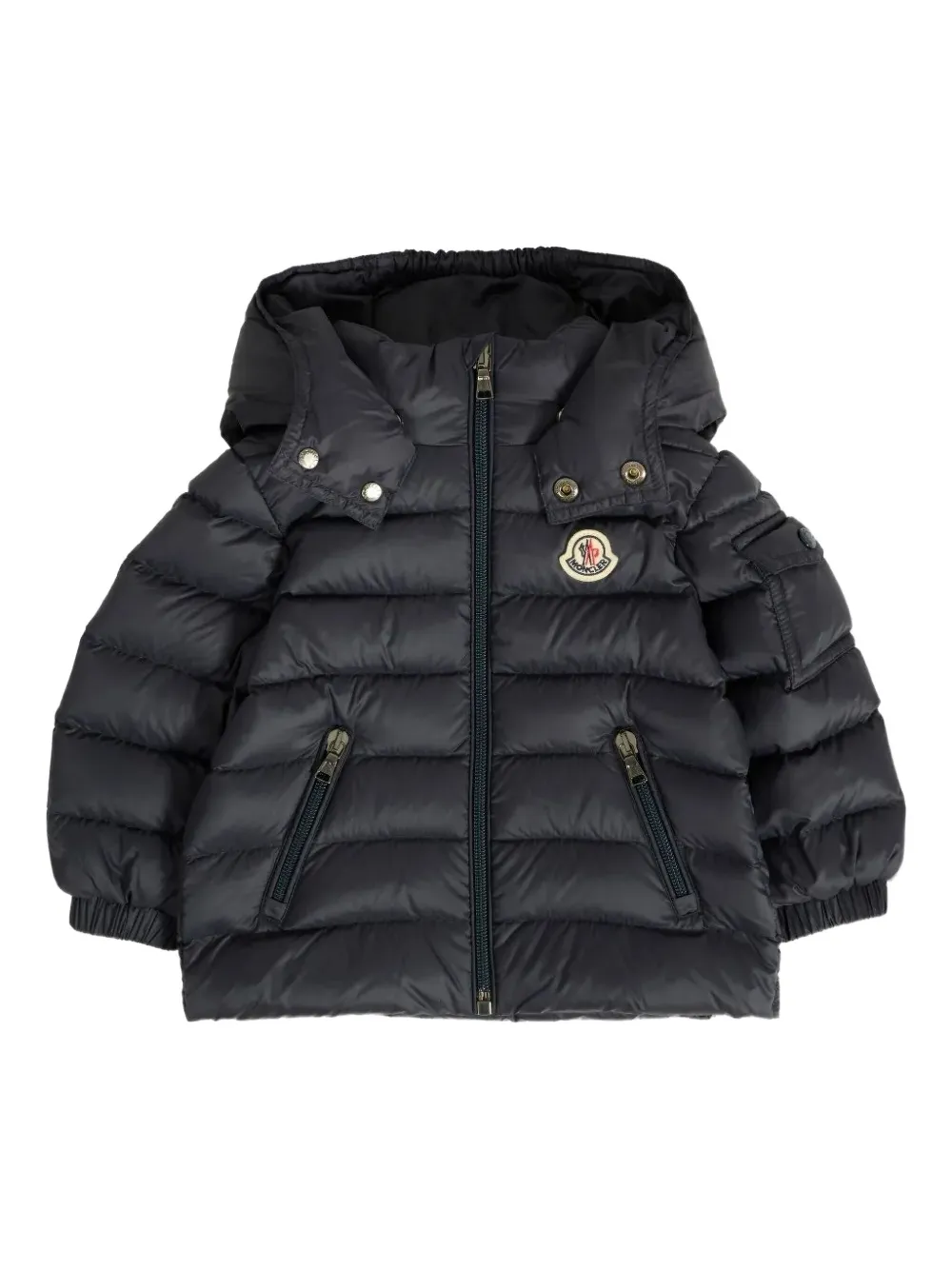 Moncler Enfant Hooded padded jacket | Blue | Image 1