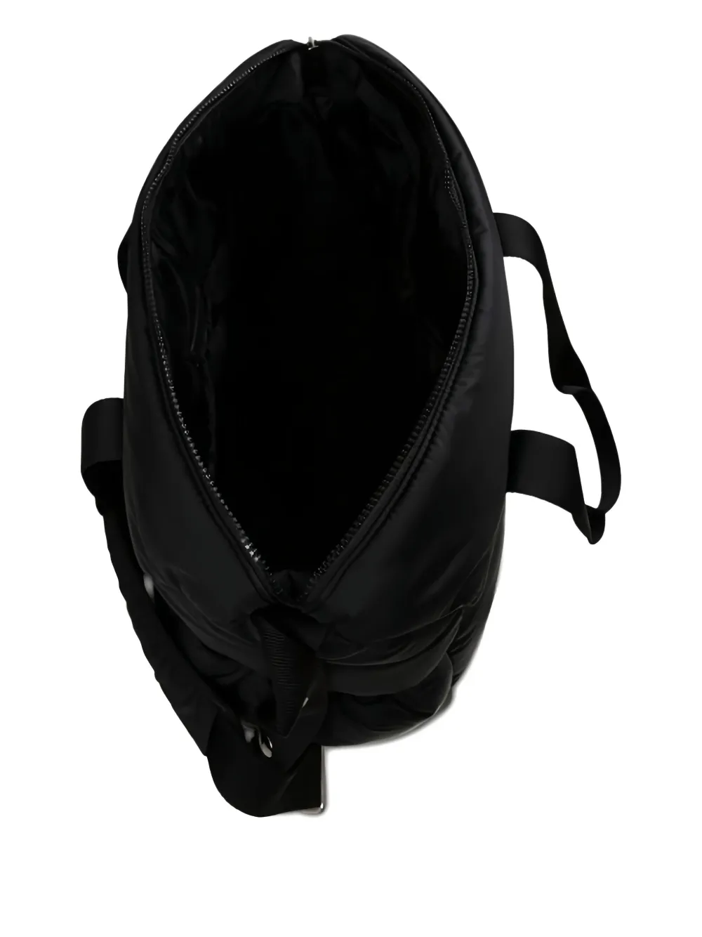 Moncler Enfant Luiertas met gewatteerd handvat Zwart