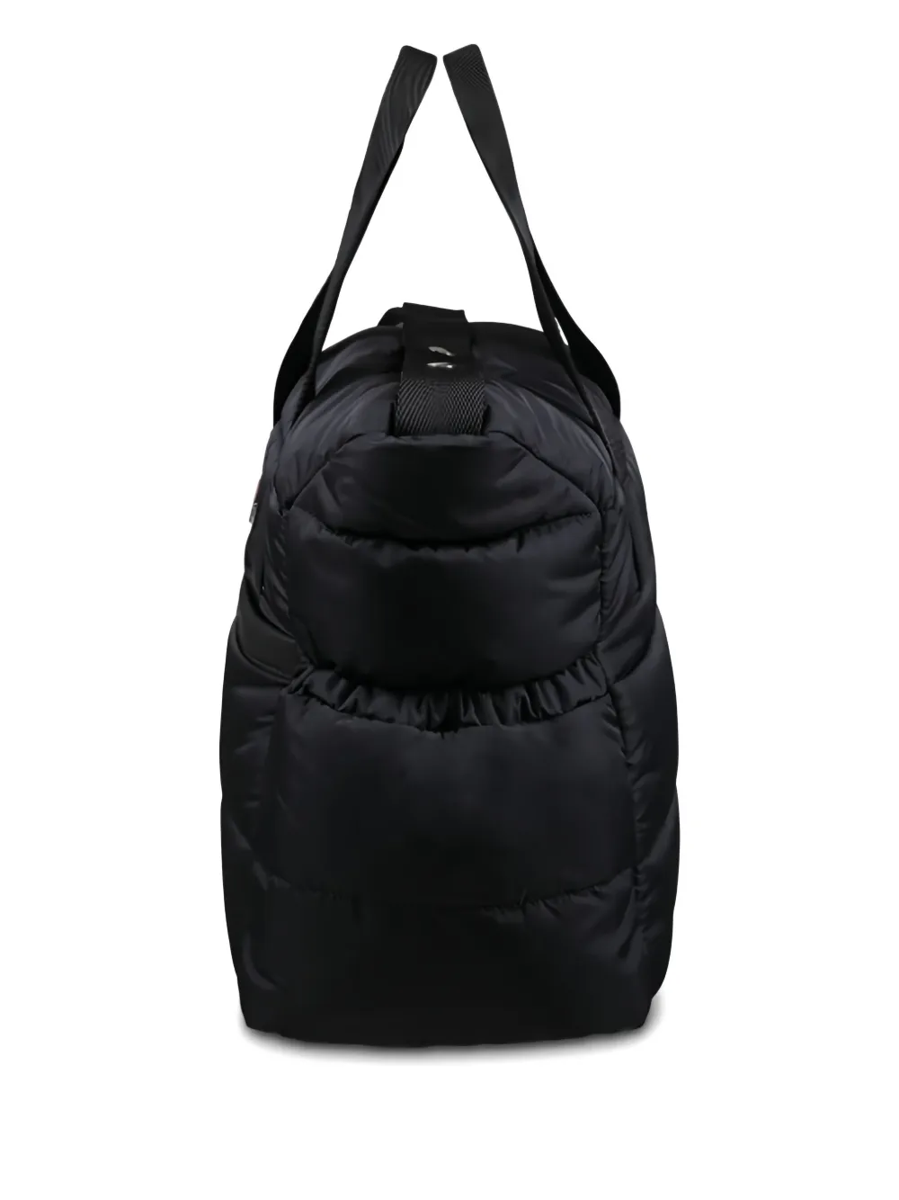 Moncler Enfant Luiertas met gewatteerd handvat Zwart