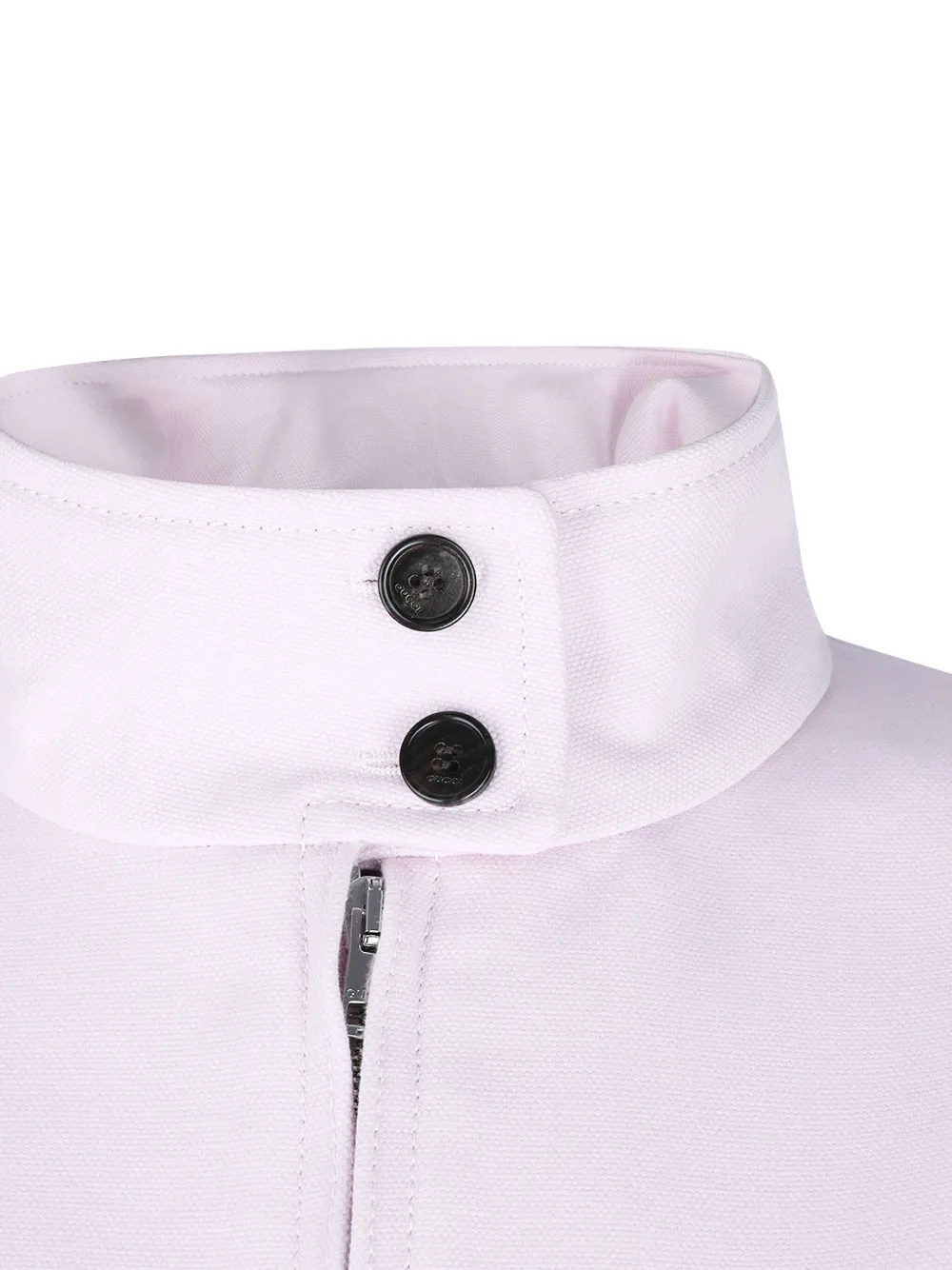 Gucci Bomberjack met hoge hals en ritssluiting Roze