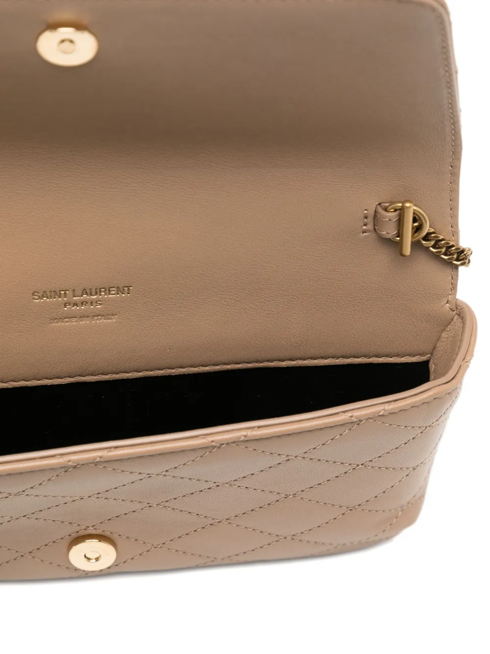 Saint Laurent Gaby Mini Bag In Brown