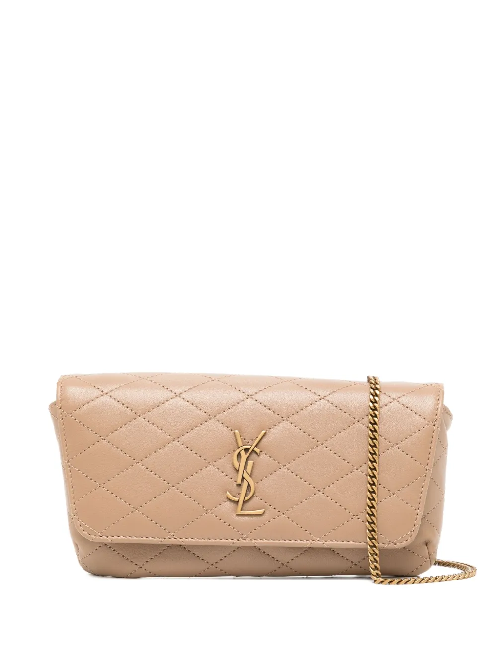 Saint Laurent Gaby Mini Bag In Brown