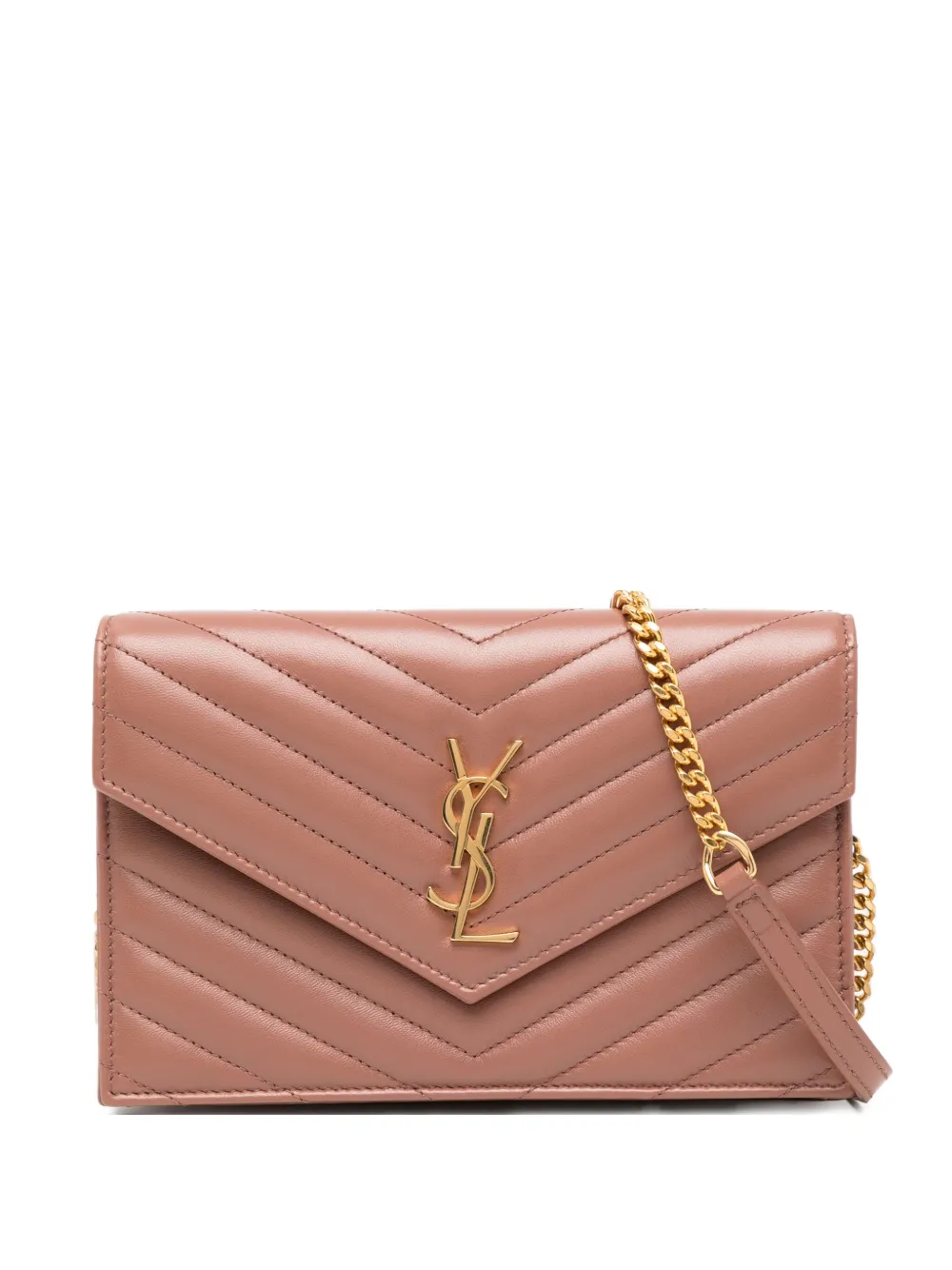 Saint Laurent Cassandre Mini Bag In Pink