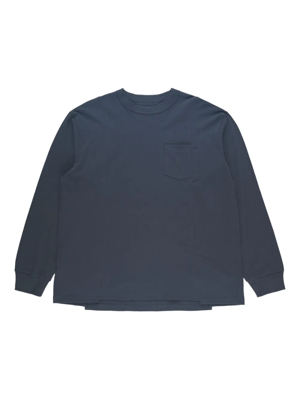 sacai panelled-pocket T-shirt | Blue | Image 1