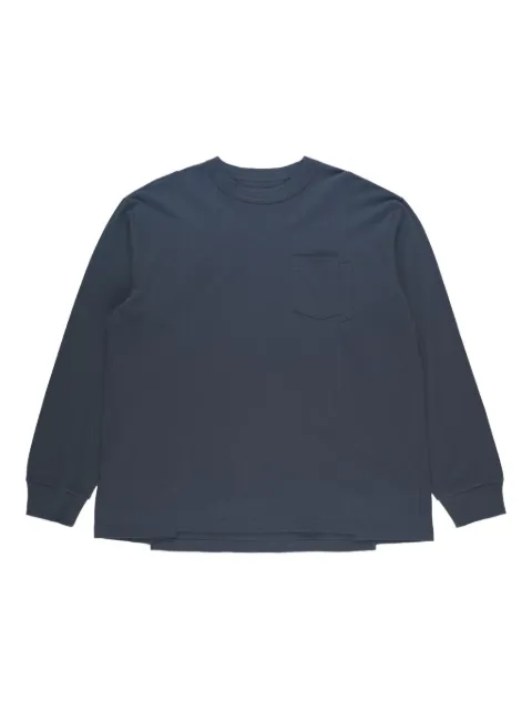 sacai panelled-pocket T-shirt