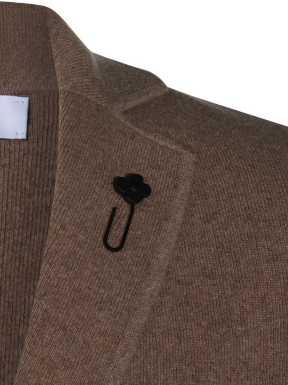 Lardini two-button patch-pockets cardigan Bruin