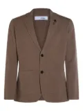 Lardini two-button patch-pockets cardigan - Brown