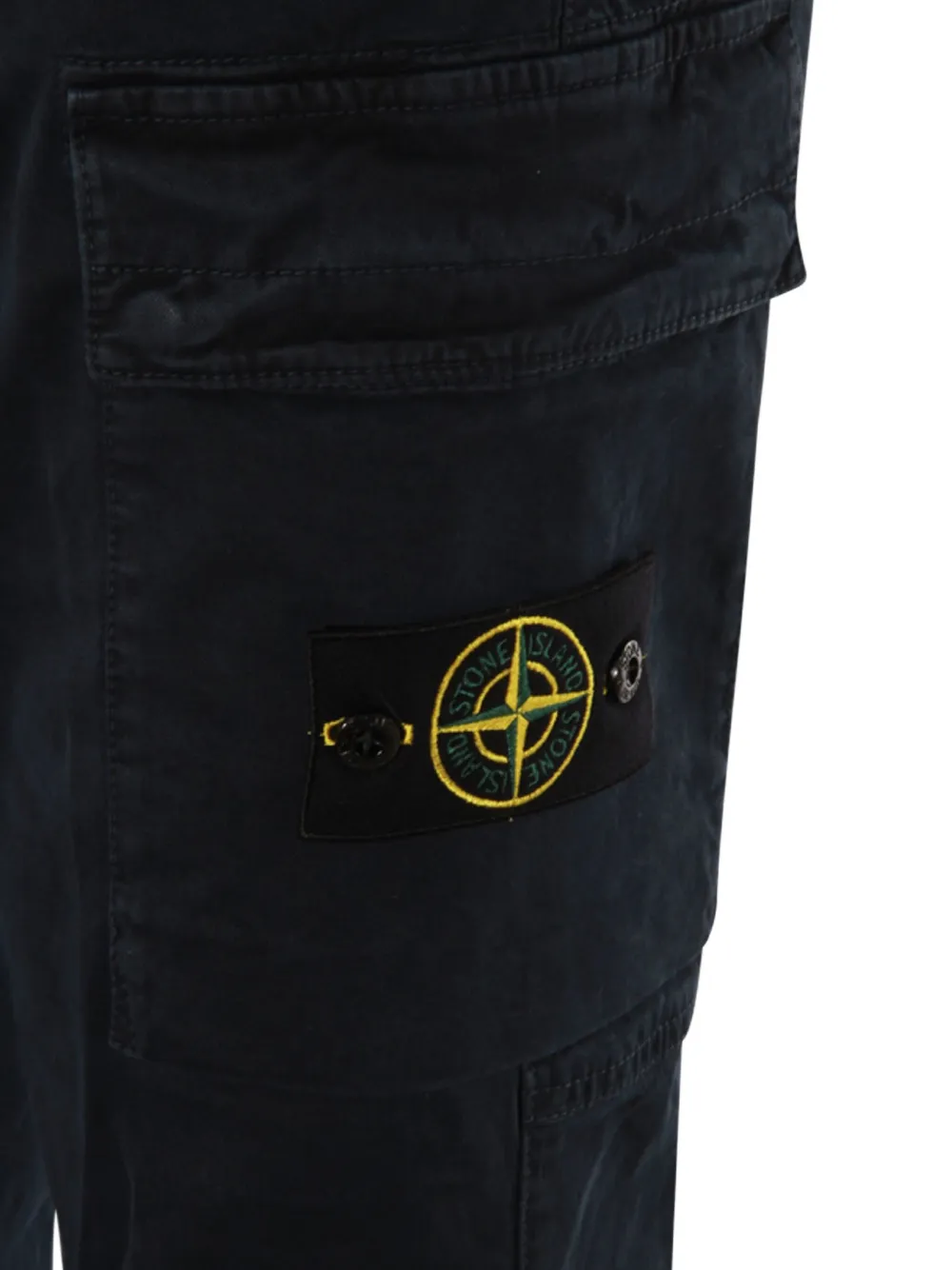 Stone Island cargo-pocket elasticated trousers Zwart