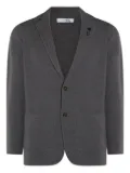 Lardini buttoned wool blazer - Grey