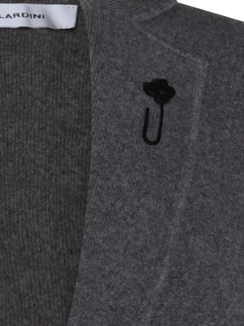 Lardini buttoned wool blazer Grijs