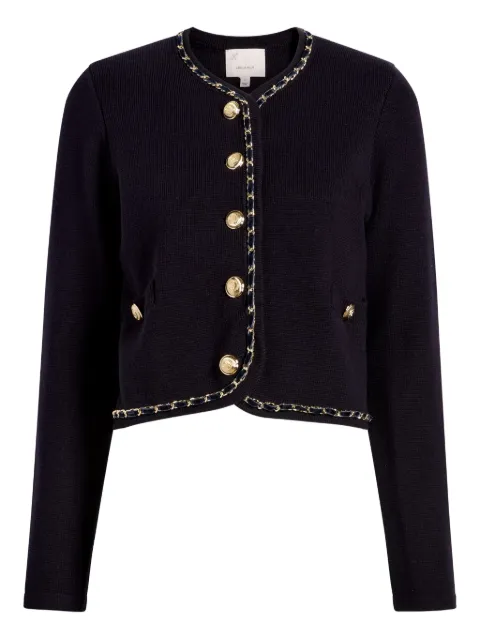 Cinq A Sept chain-trimmed buttoned cardigan