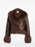 Cinq A Sept Panama faux-fur jacket - Brown