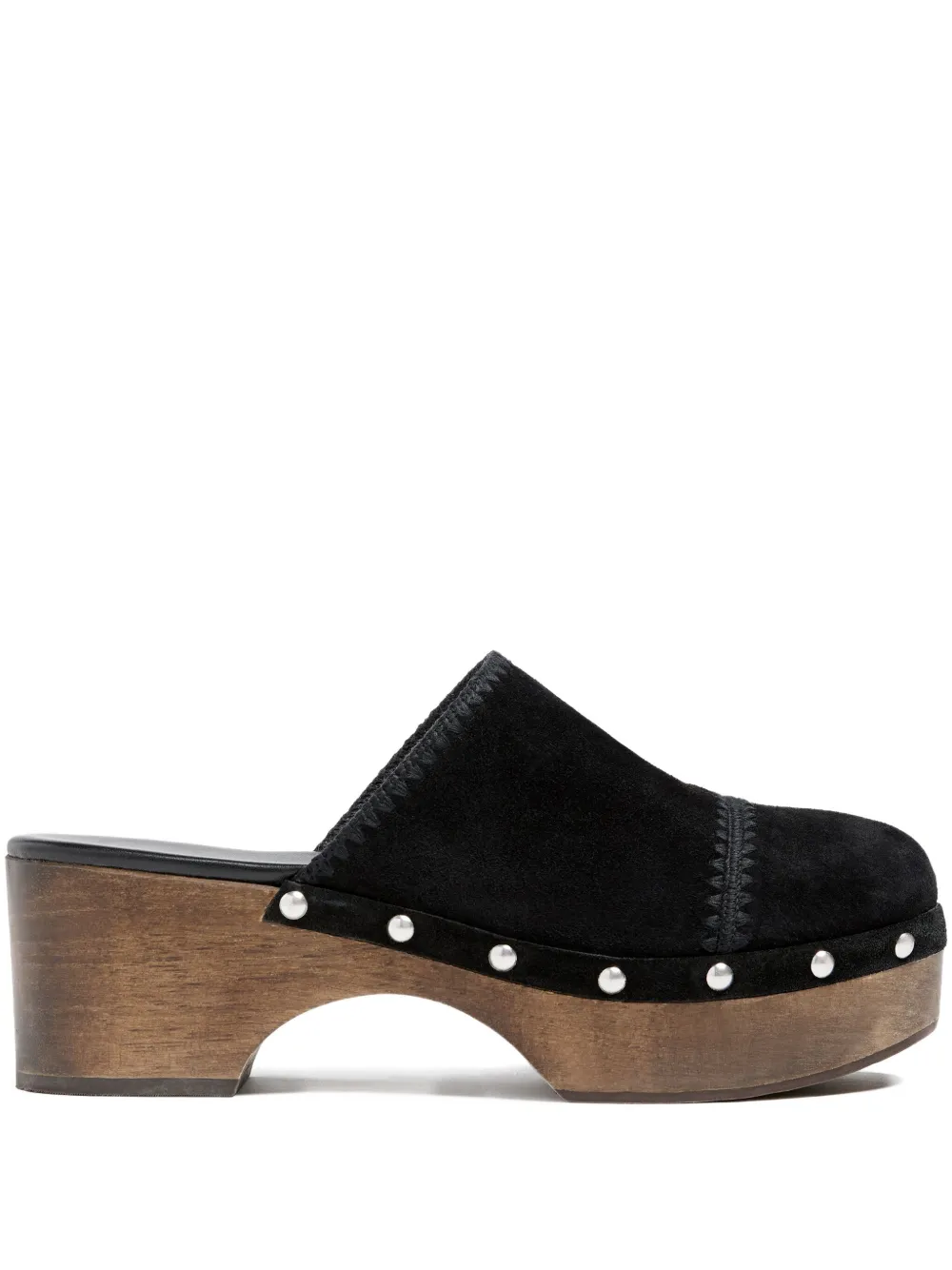 Cinq À Sept 60mm Saige Studded Clog In Black