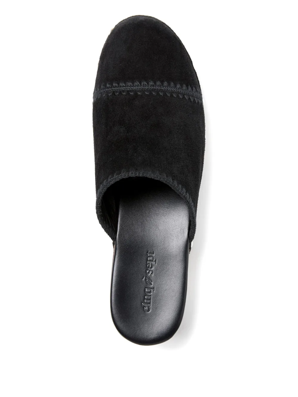 Cinq À Sept 60mm Saige Studded Clog In Black