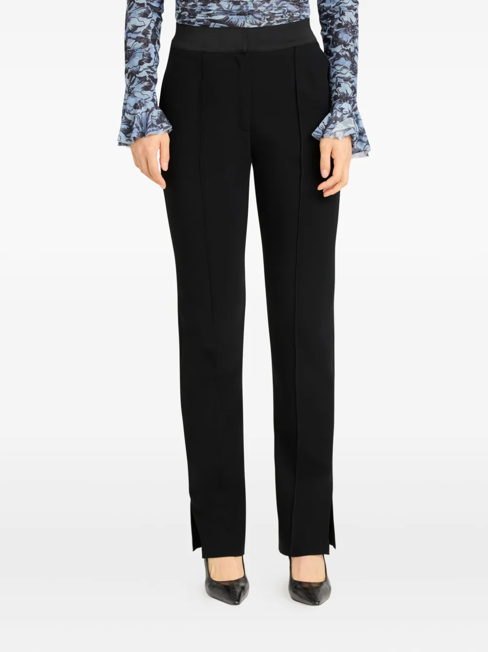 Cinq A Sept Cropped broek - Zwart