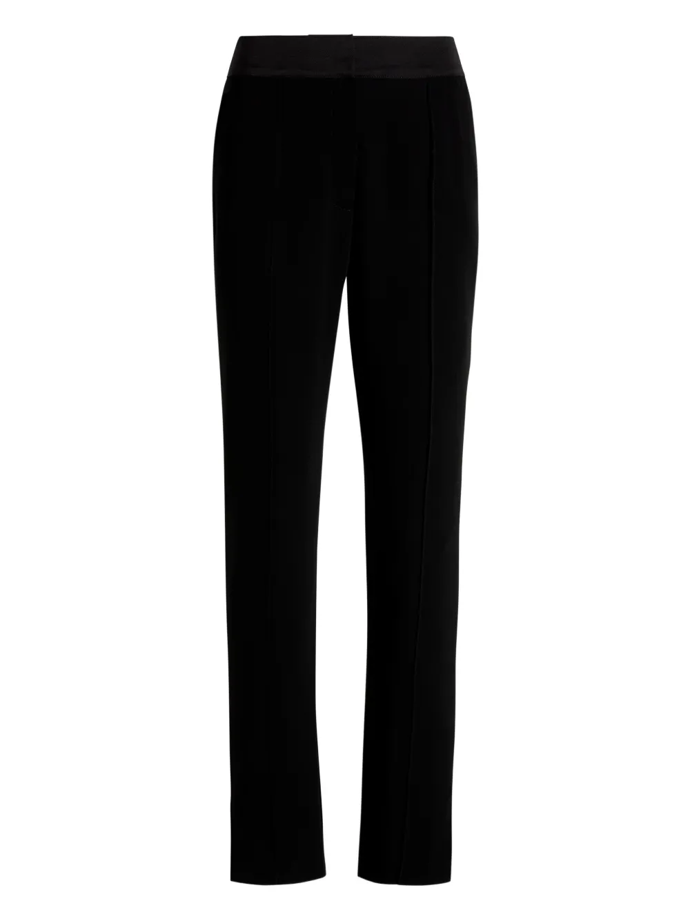 Cinq À Sept Split-hem Trousers In Black