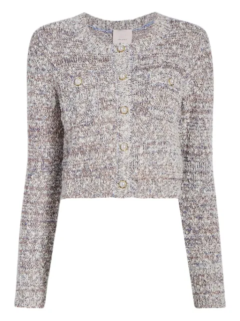 Cinq A Sept pearl-button tweed cardigan